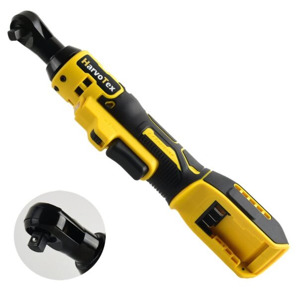 20V Cordless Ratchet Wrench 3/8" , 65 Ft-lbs 500 RPM Power Electric Ratchet Driver for Dewalt 20V Battery    DCB204 DCB205 DCB206 DCB203 DCB201 DCB207 DCB180 DCB181(No Battery)