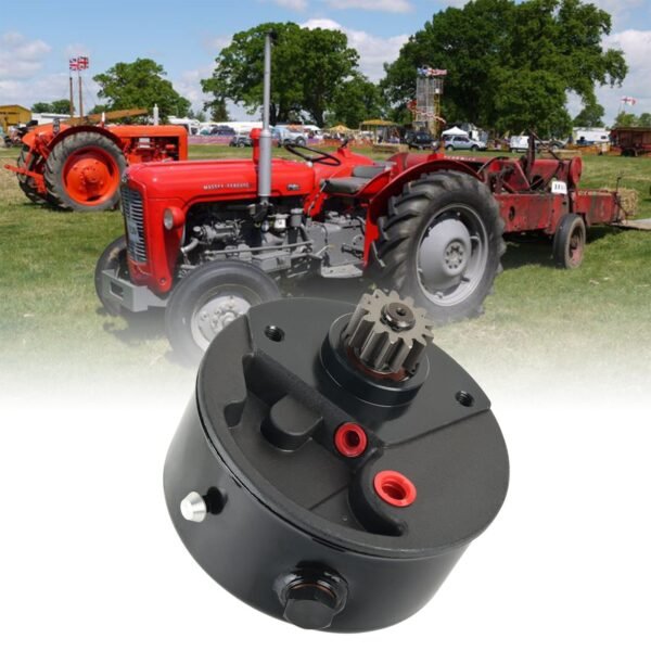 Power Steering Pump 773126M92 527904M93 182493M92 187910M91 191277M91，Compatible with：Massey Ferguson Tractor 30,35,40,50,135,150,230