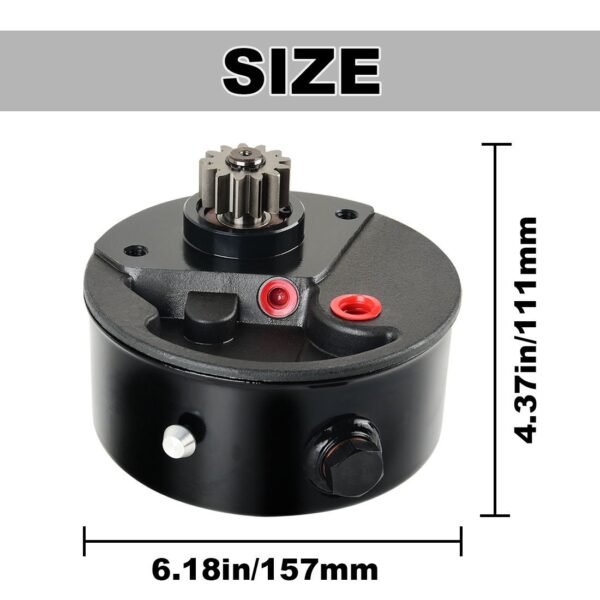 Power Steering Pump 773126M92 527904M93 182493M92 187910M91 191277M91，Compatible with：Massey Ferguson Tractor 30,35,40,50,135,150,230 - Image 2