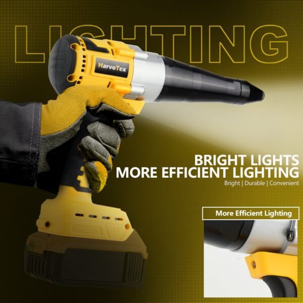 Cordless Brushless Rivet Gun for for Dewalt 20v Battery, Blind Riveter Tool(Battery Not Included) - Image 7