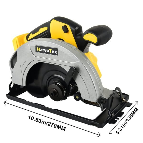 Brushless circular saw Suitable for 20V Dewalt battery 7 inch manual circular saw - Image 2