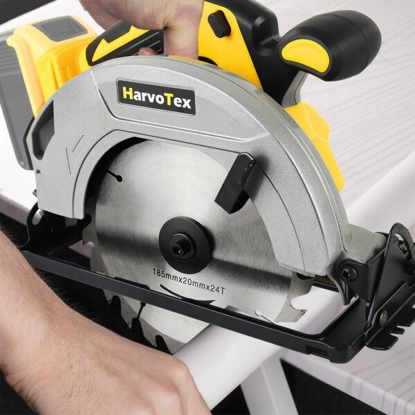 Brushless circular saw Suitable for 20V Dewalt battery 7 inch manual circular saw - Image 9