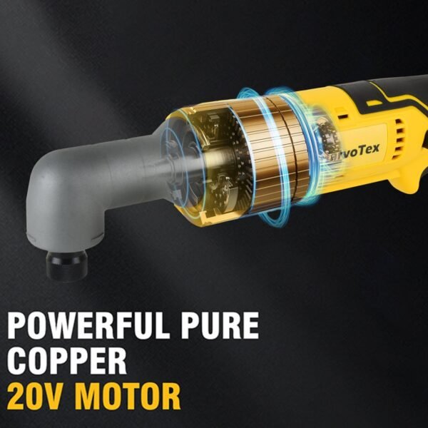 20V Brushless Cordless Impact Driver 50-180N.m Compact 3/8 Impact Driver for Dewalt 20V Battery DCB204 DCB205 DCB206 DCB203 DCB201 DCB207 Battery(Battery Not Included) - Image 5