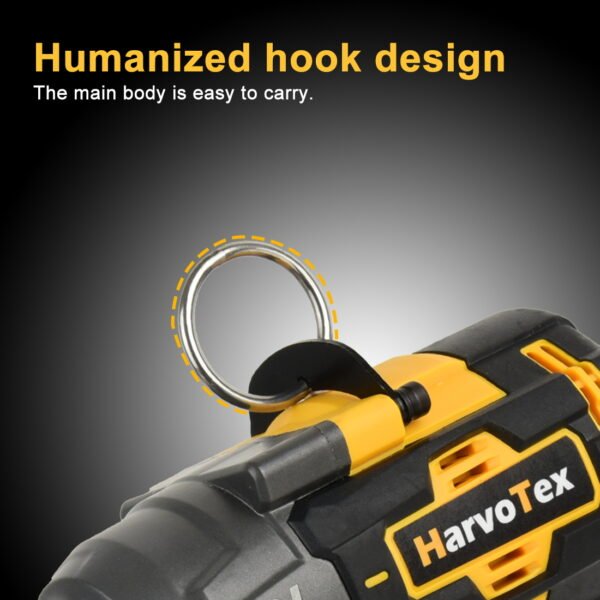 20V Cordless Tools Multifunction 1/2"  Brushless Electric Impact Wrench Torque 1500N.m for Dewalt 20V Battery (No Battery) - Image 4